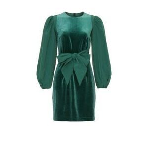 LDT Velvet Tie Front Dress NEW